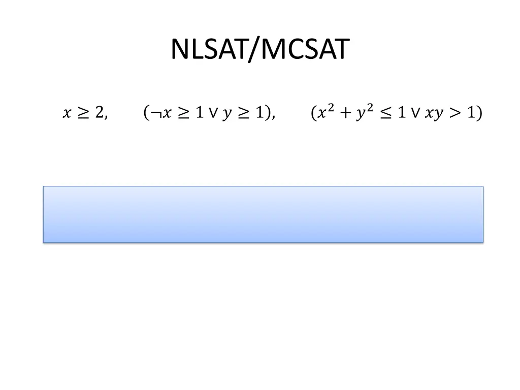 nlsat mcsat 3