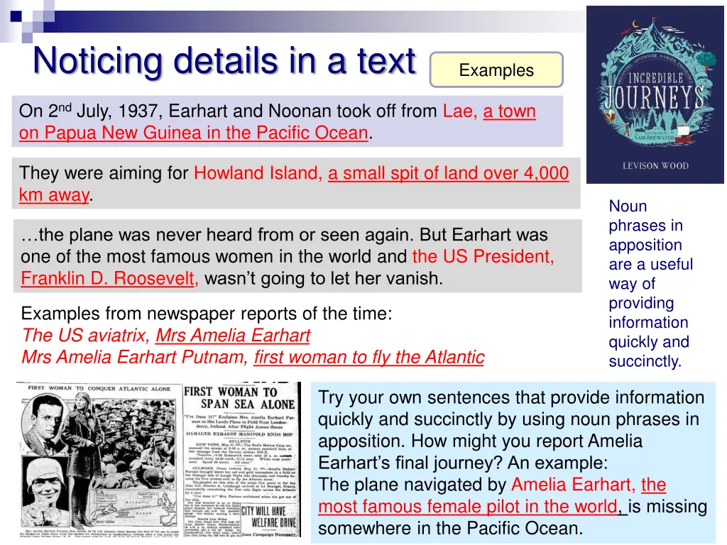 noticing details in a text 1