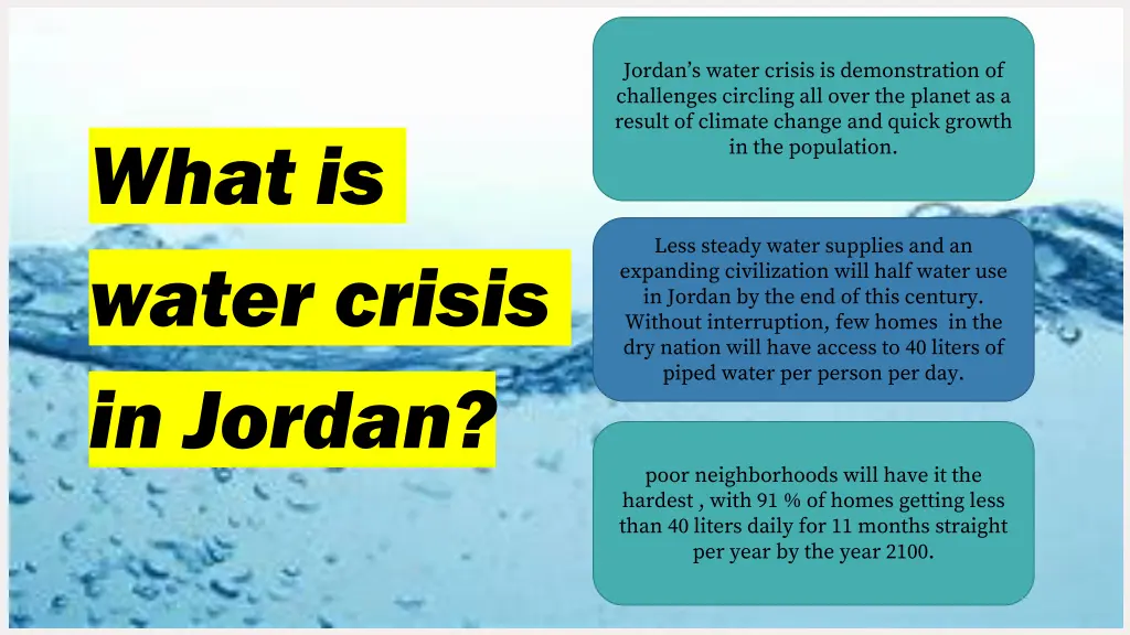 jordan s water crisis is demonstration