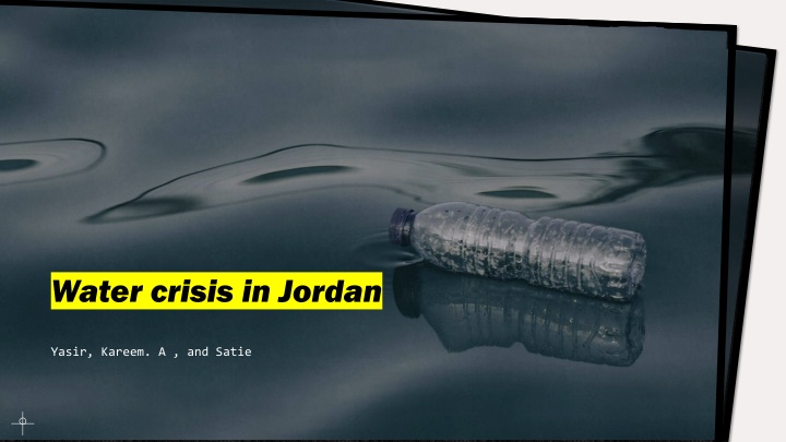 water crisis in jordan