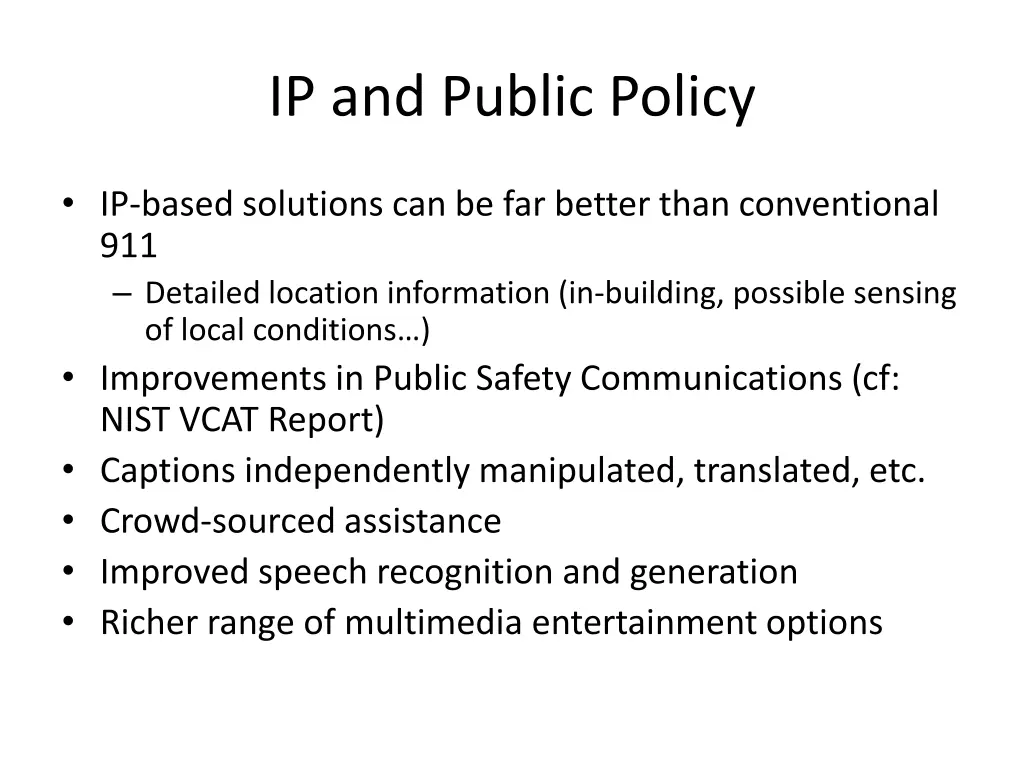 ip and public policy