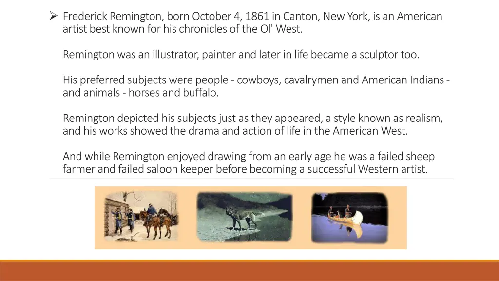 frederick remington born october 4 1861 in canton