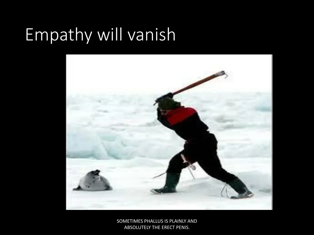 empathy will vanish