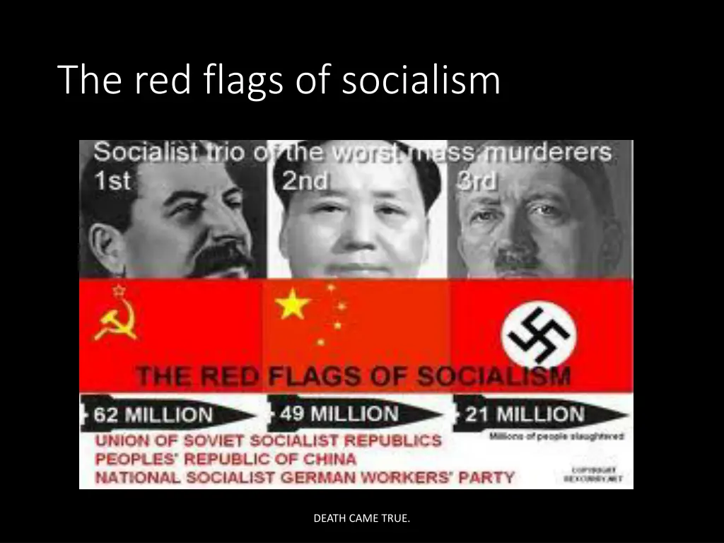 the red flags of socialism