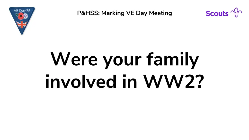 p hss marking ve day meeting 4