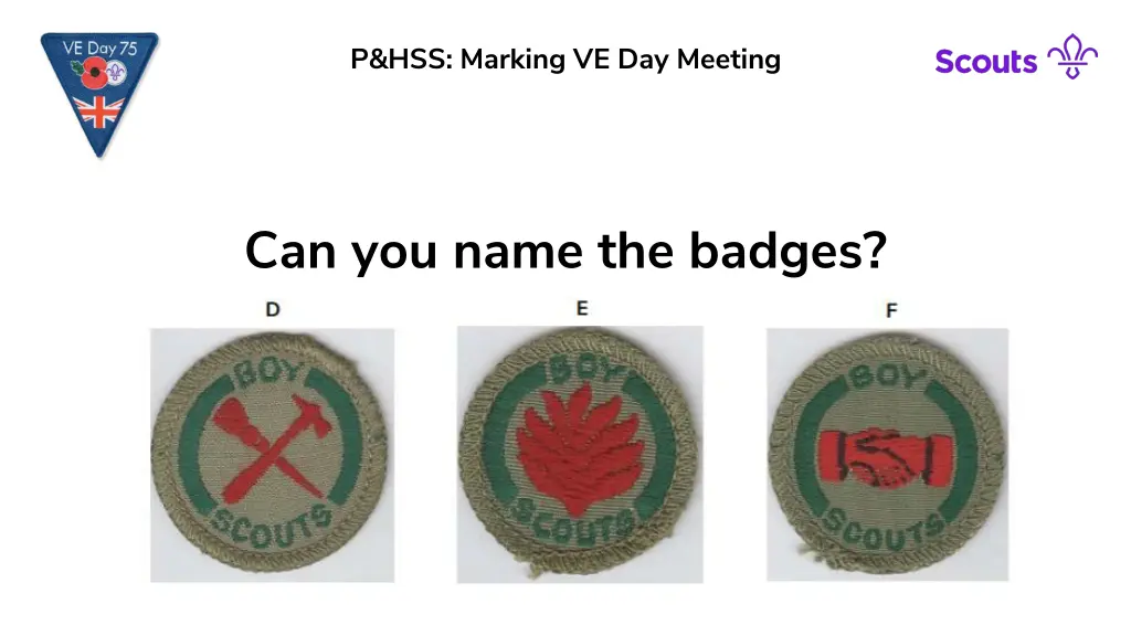 p hss marking ve day meeting 8