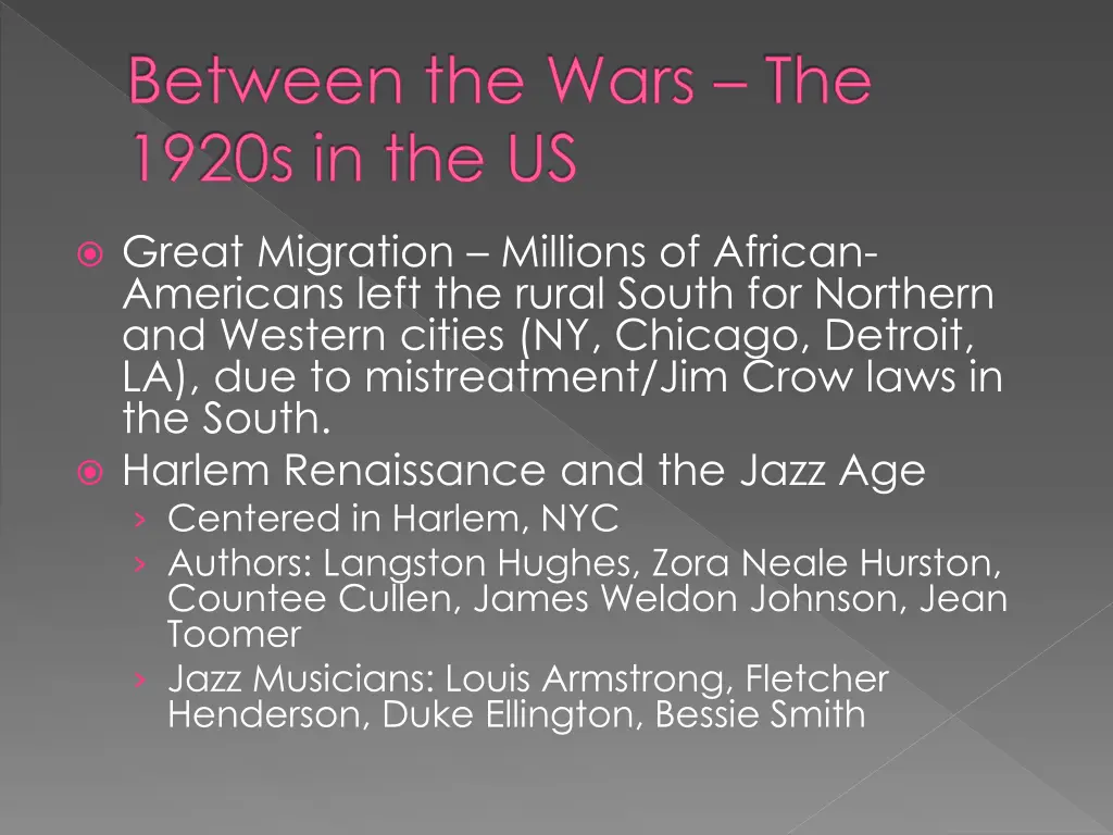 between the wars the 1920s in the us 3