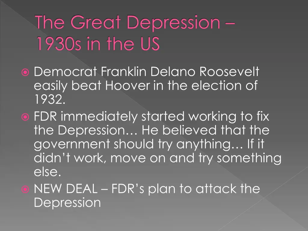 the great depression 1930s in the us