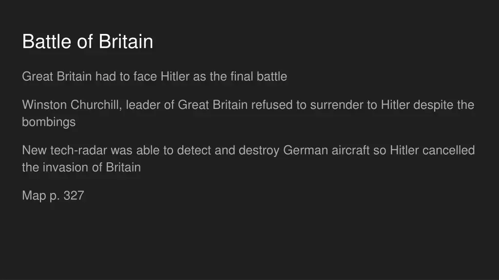 battle of britain