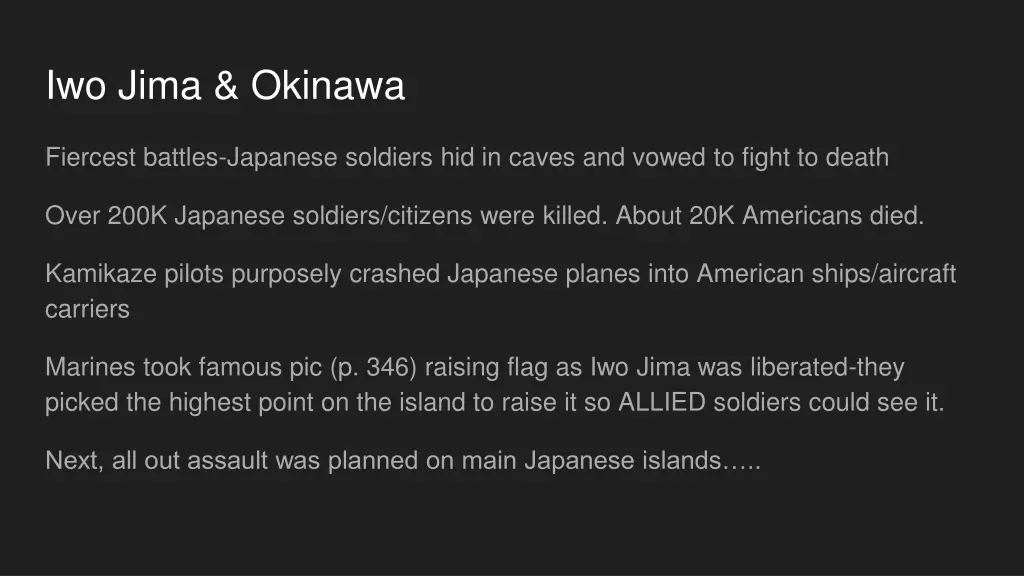 iwo jima okinawa