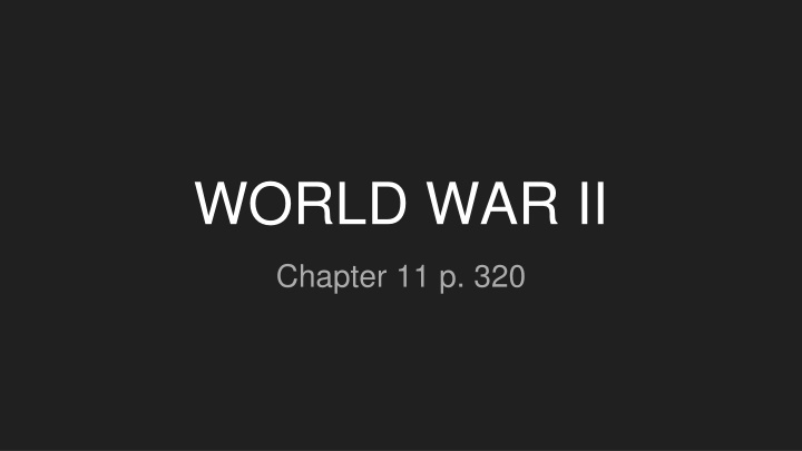 world war ii