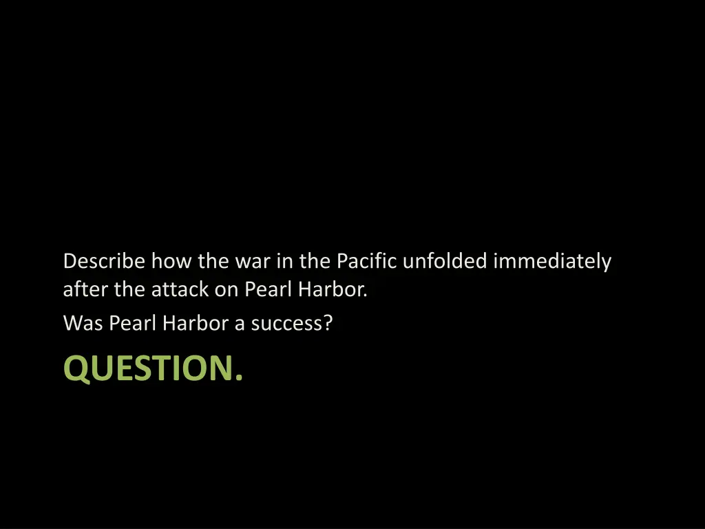 describe how the war in the pacific unfolded