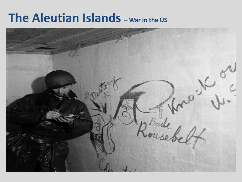 the aleutian islands war in the us