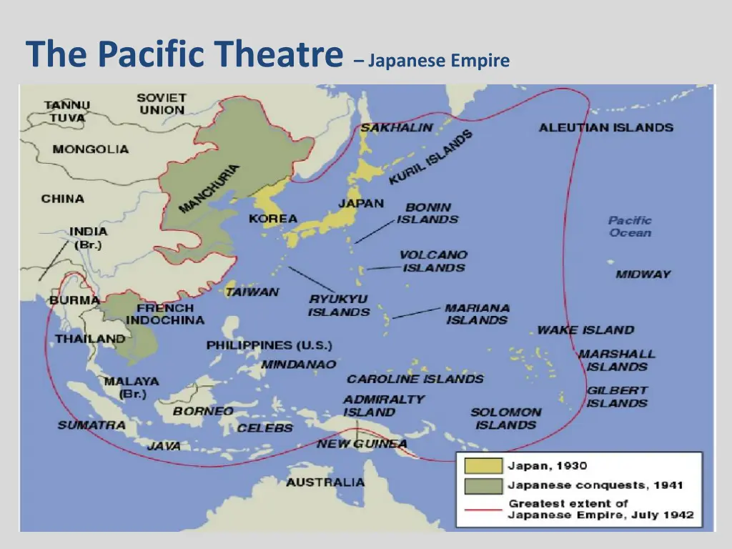 the pacific theatre japanese empire