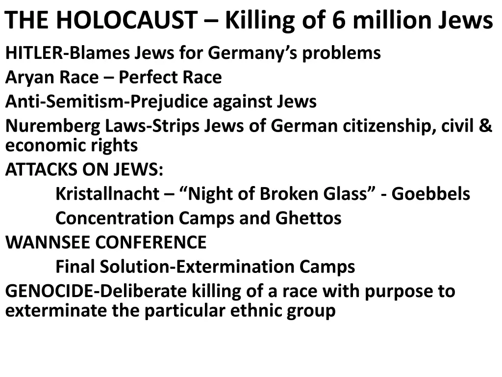 the holocaust killing of 6 million jews hitler