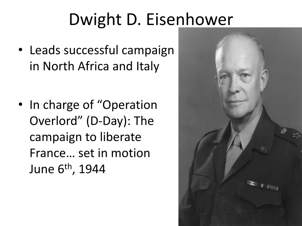 dwight d eisenhower