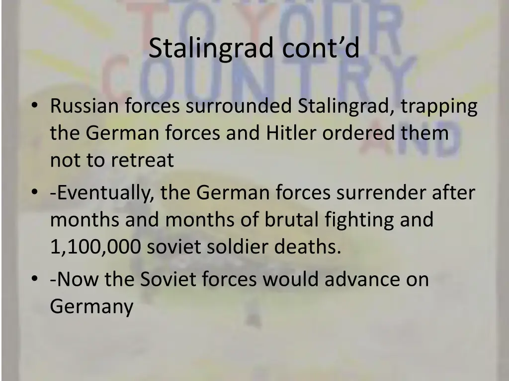 stalingrad cont d