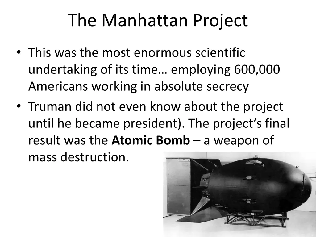 the manhattan project