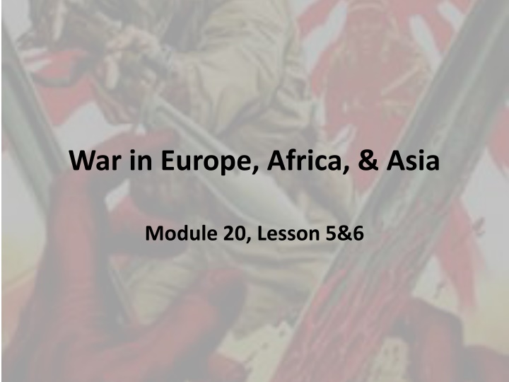 war in europe africa asia