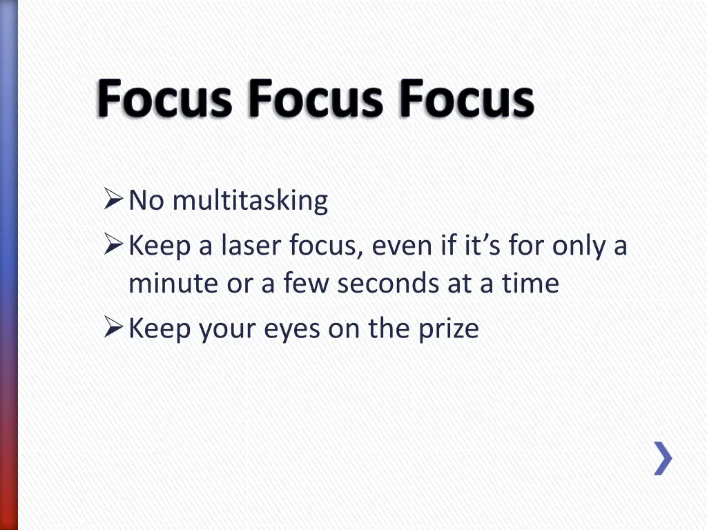 focus focus focus