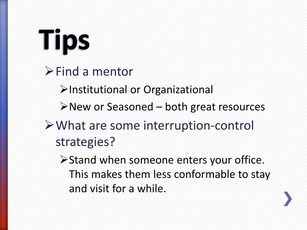 tips find a mentor institutional