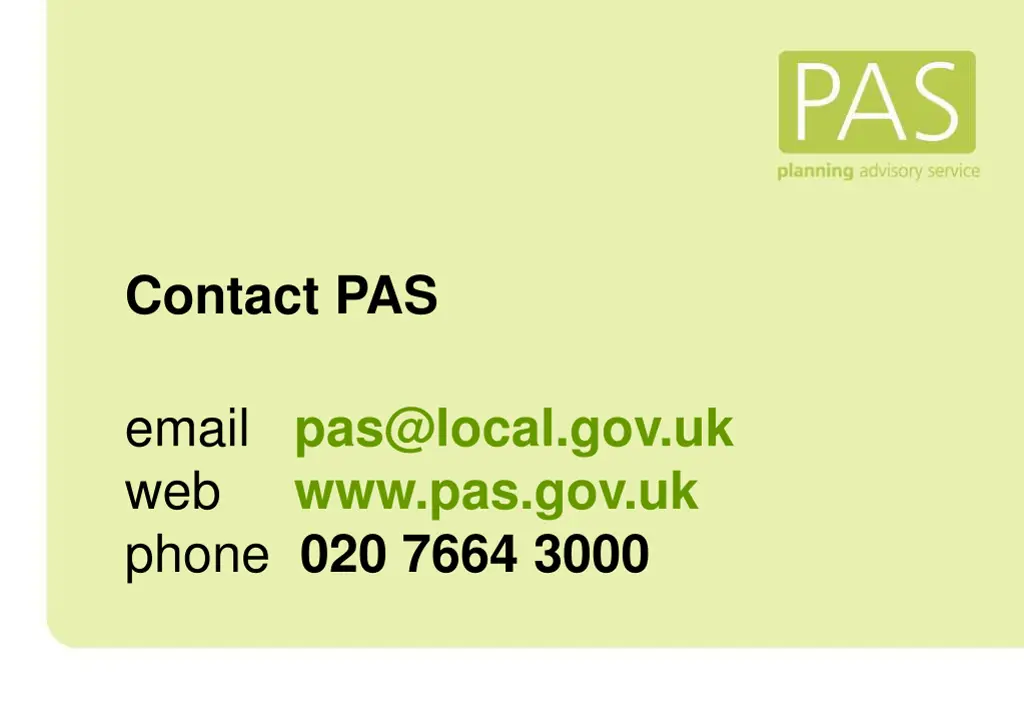 contact pas