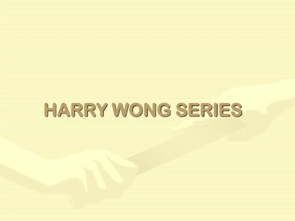 harry wong series harry wong series