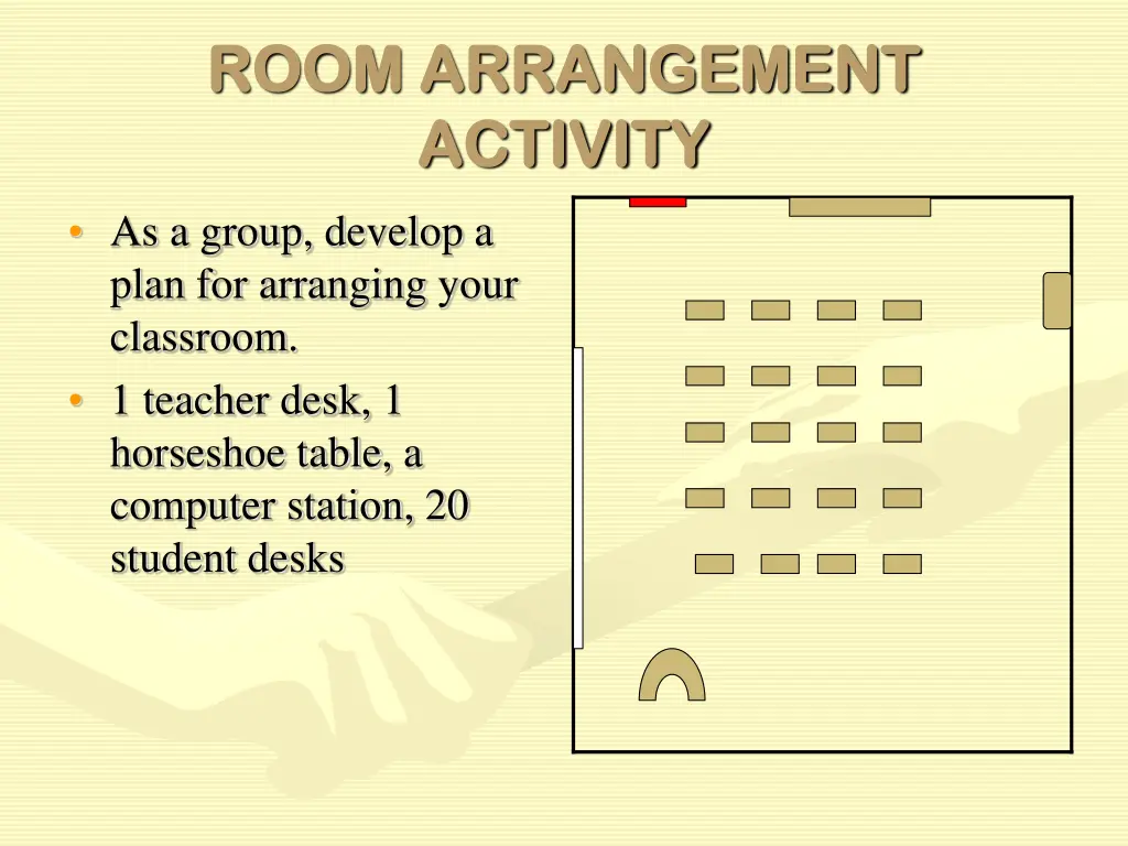 room arrangement room arrangement activity