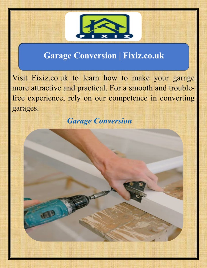 visit fixiz co uk to learn how to make your