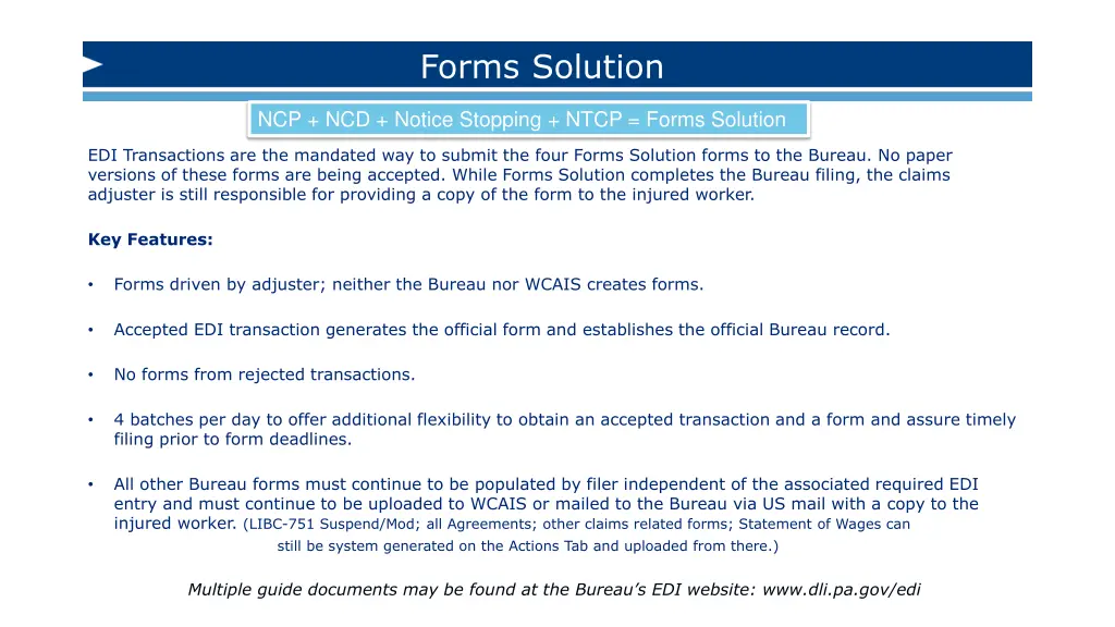 forms solution