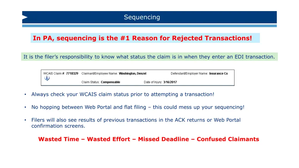 sequencing