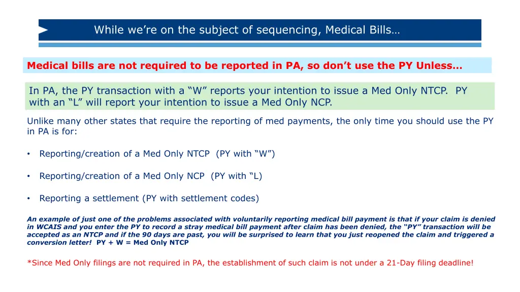 while we re on the subject of sequencing medical