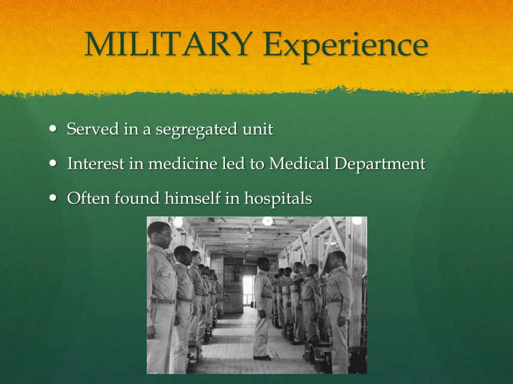 military experience