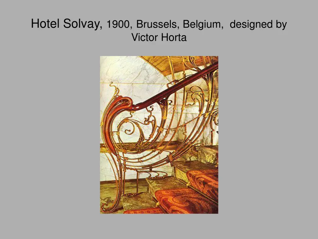 hotel solvay 1900 brussels belgium designed