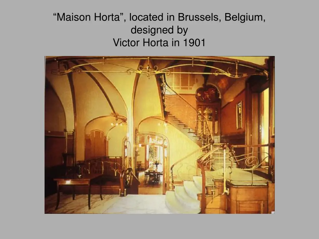 maison horta located in brussels belgium designed 1