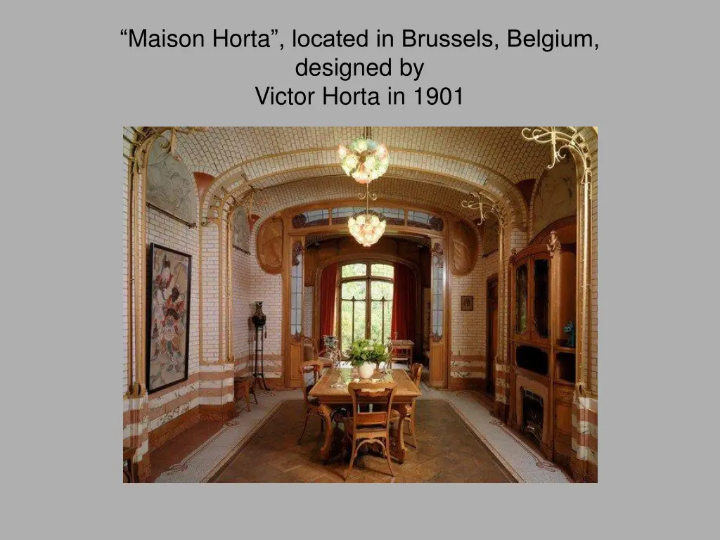 maison horta located in brussels belgium designed 2