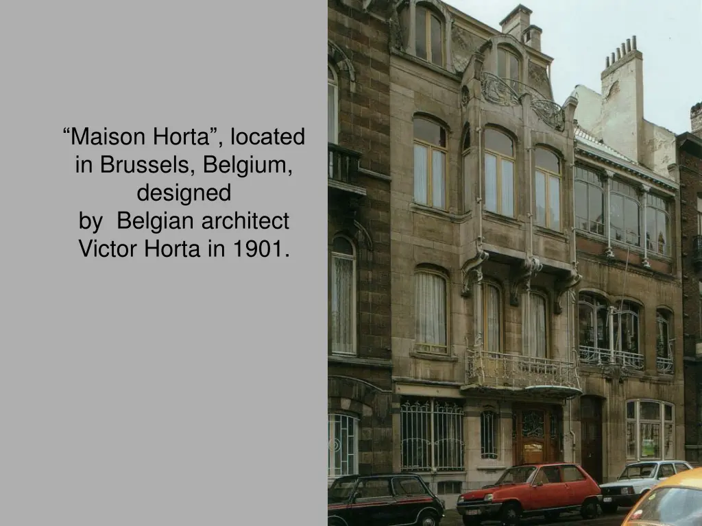 maison horta located in brussels belgium designed