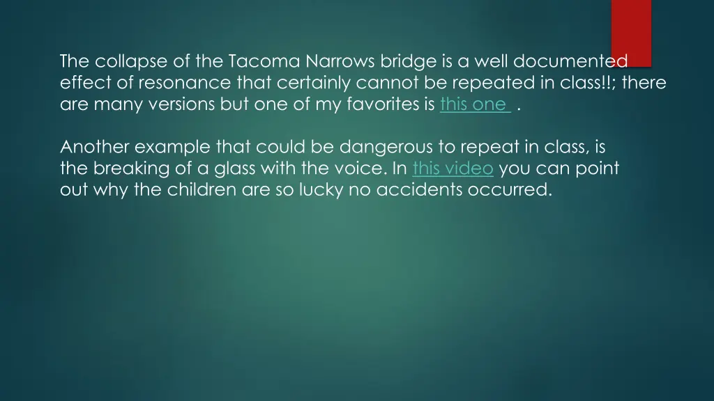 the collapse of the tacoma narrows bridge