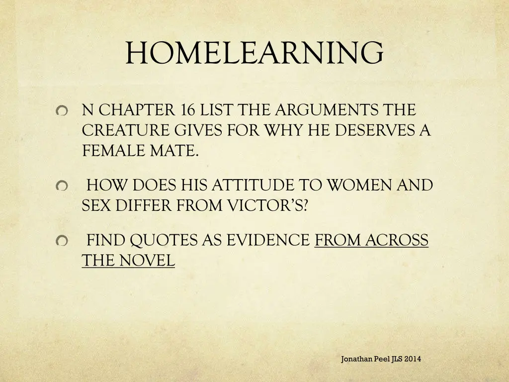 homelearning 1