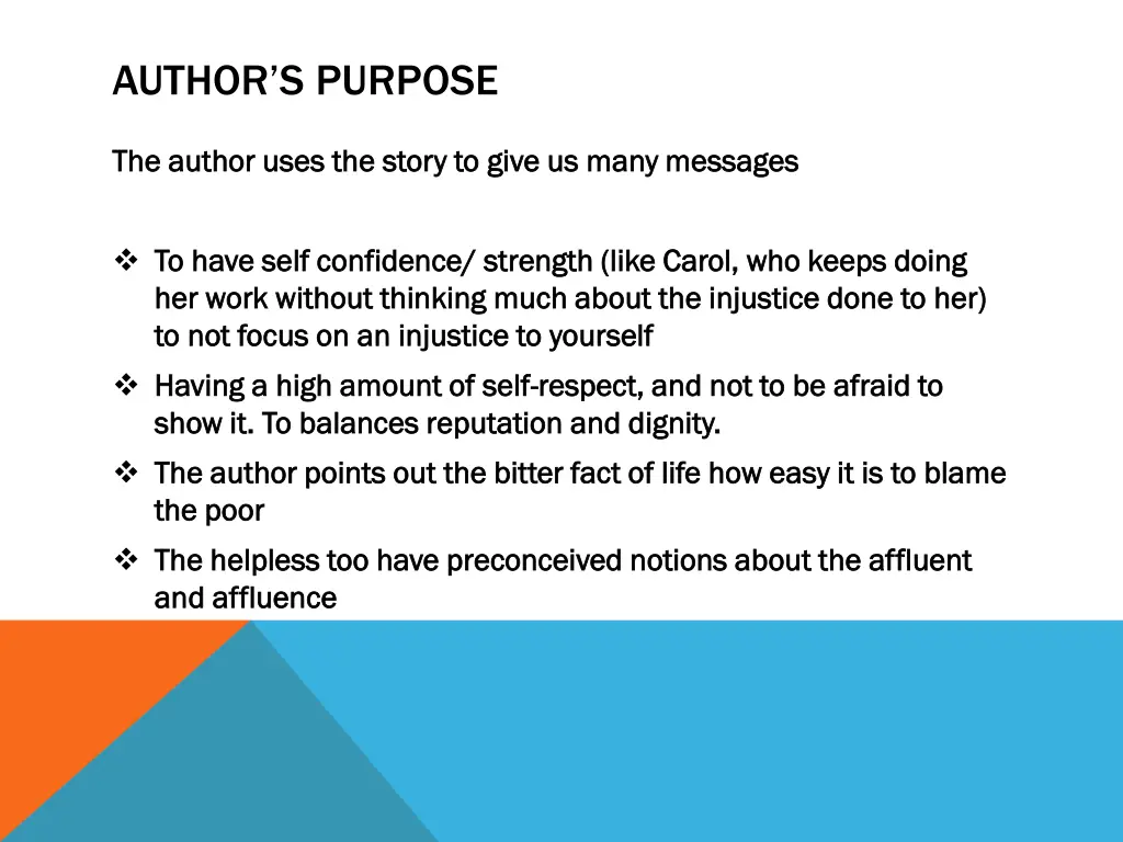 author s purpose