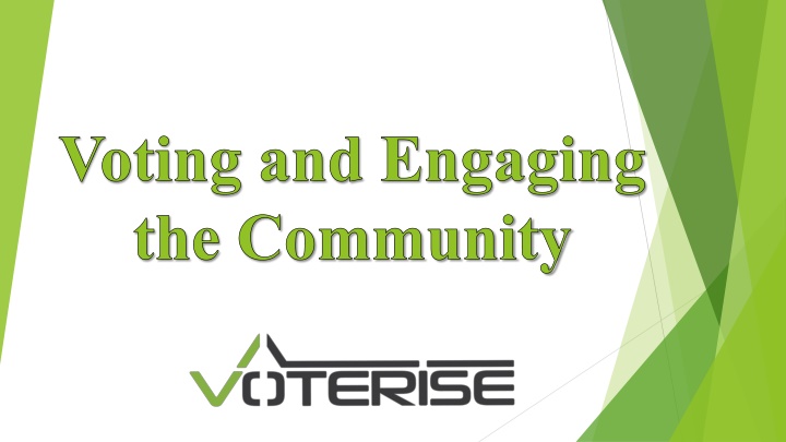 voting and engaging the community