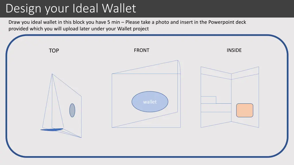 design your ideal wallet