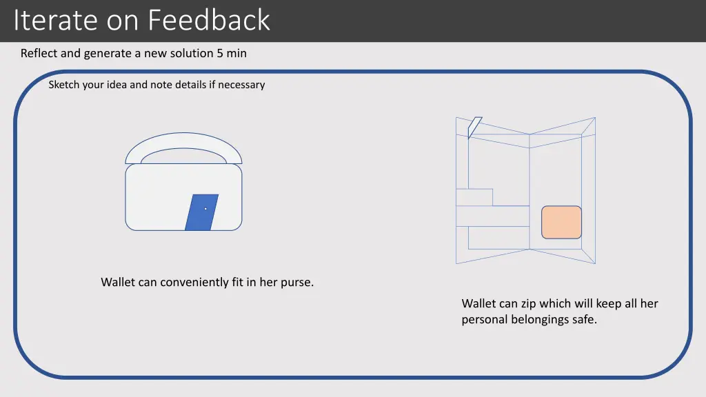 iterate on feedback