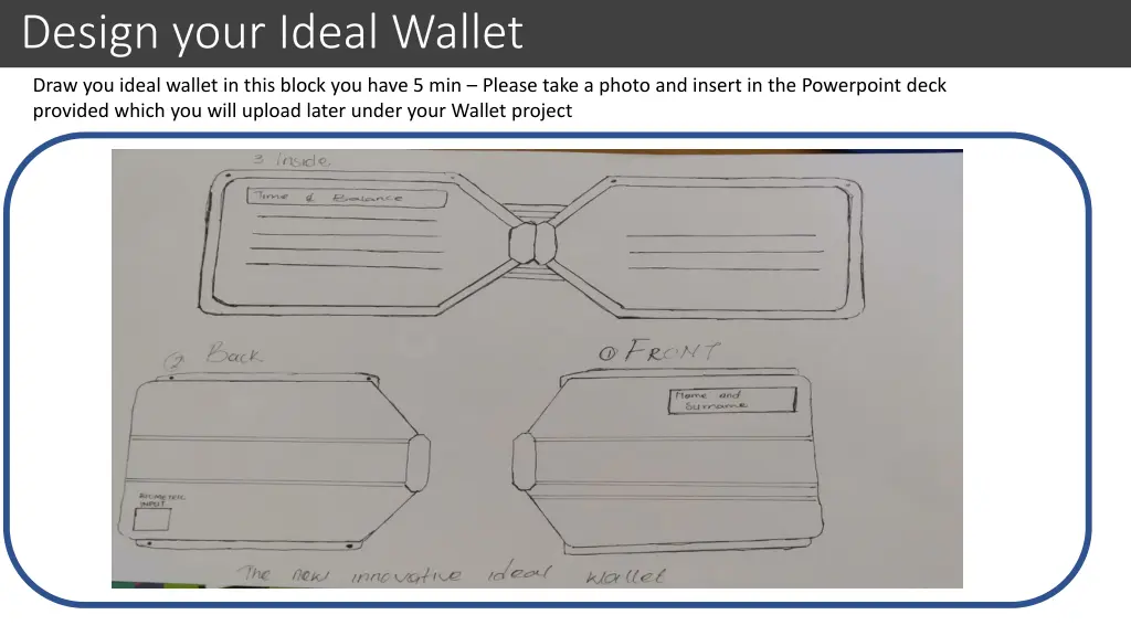 design your ideal wallet