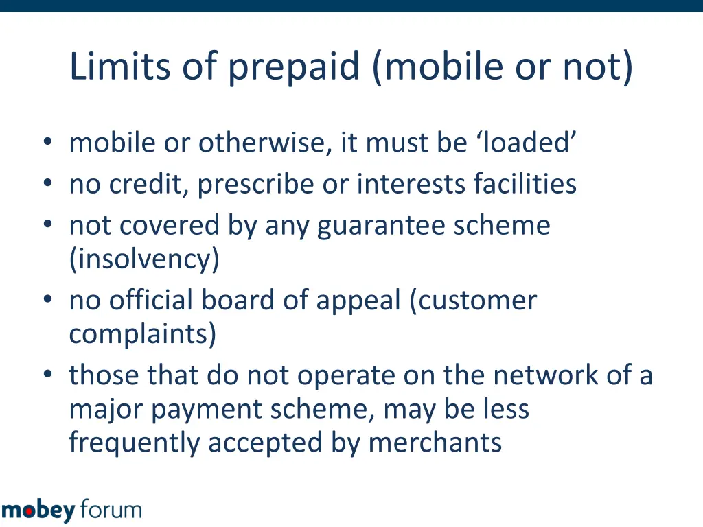 limits of prepaid mobile or not