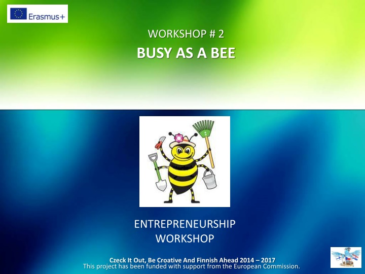 workshop 2 busy as a bee