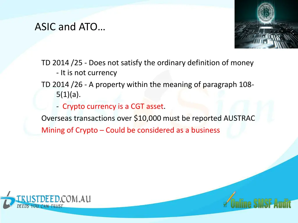 asic and ato