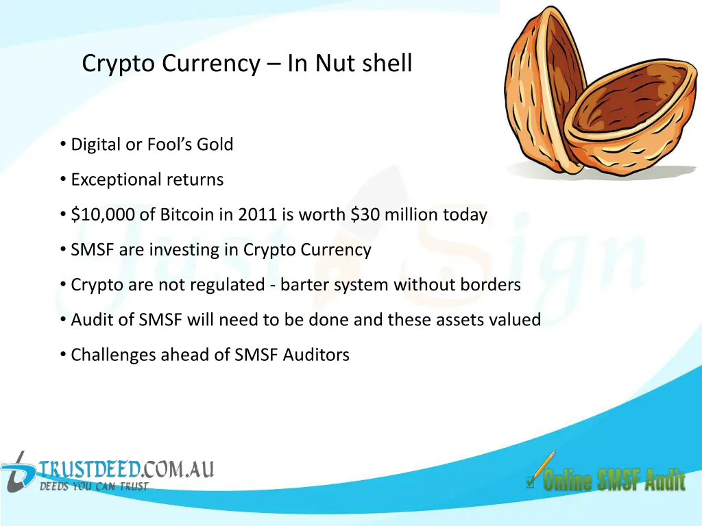 crypto currency in nut shell