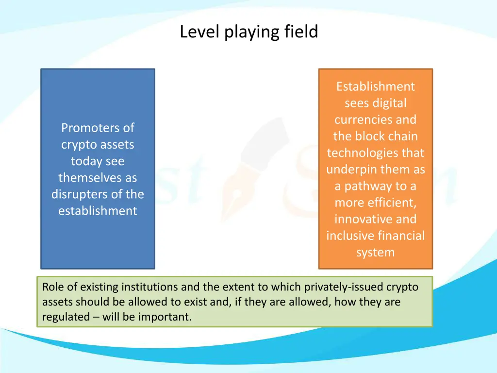 level playing field