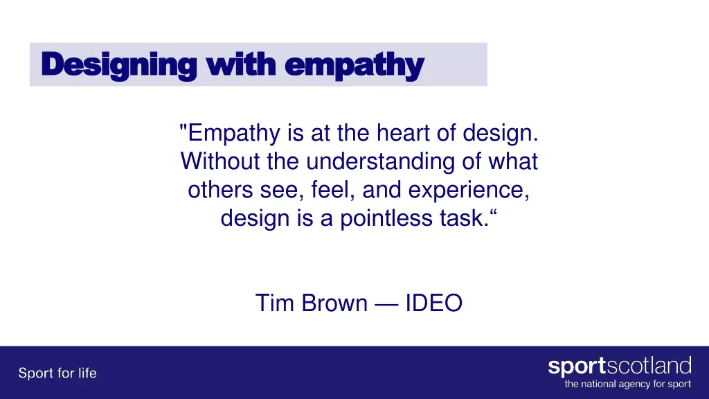 designing with empathy designing with empathy